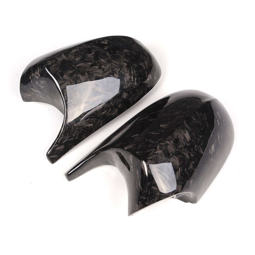 Forged Carbon M Style Replacement Mirror Covers for BMW E8x / E9x Series (2007-2012)