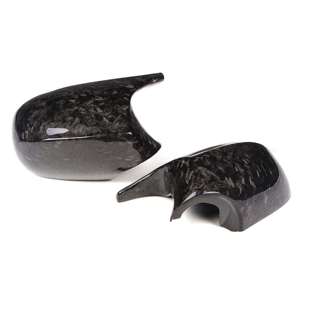 Forged Carbon M Style Replacement Mirror Covers for BMW E8x / E9x Series (2007-2012)