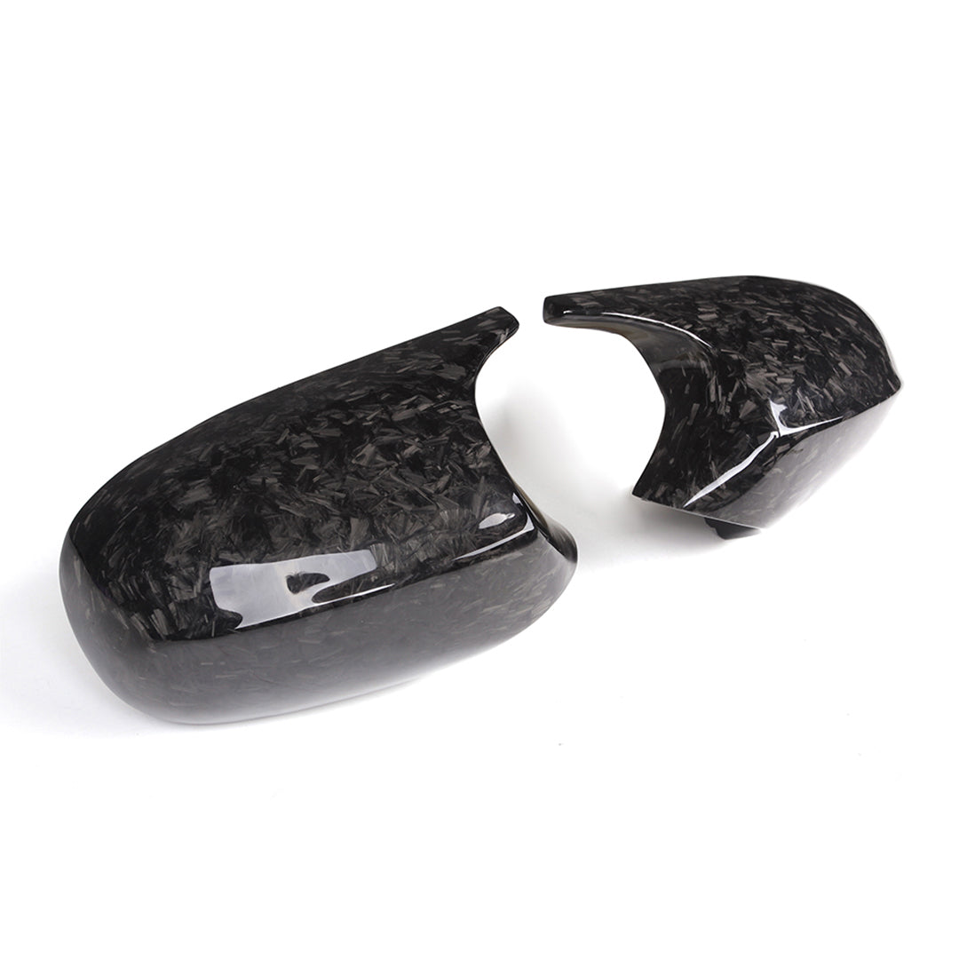 Forged Carbon M Style Replacement Mirror Covers – BMW E8x E9x Series (2007–2012)