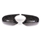 Forged Carbon M Style Replacement Mirror Covers for BMW E8x / E9x Series (2007-2012)