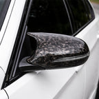 Forged Carbon M Style Replacement Mirror Covers for BMW E8x / E9x Series (2007-2012)
