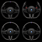 Customizable M Sport Carbon Fiber Steering Wheel for BMW F-Series (Multiple Models)