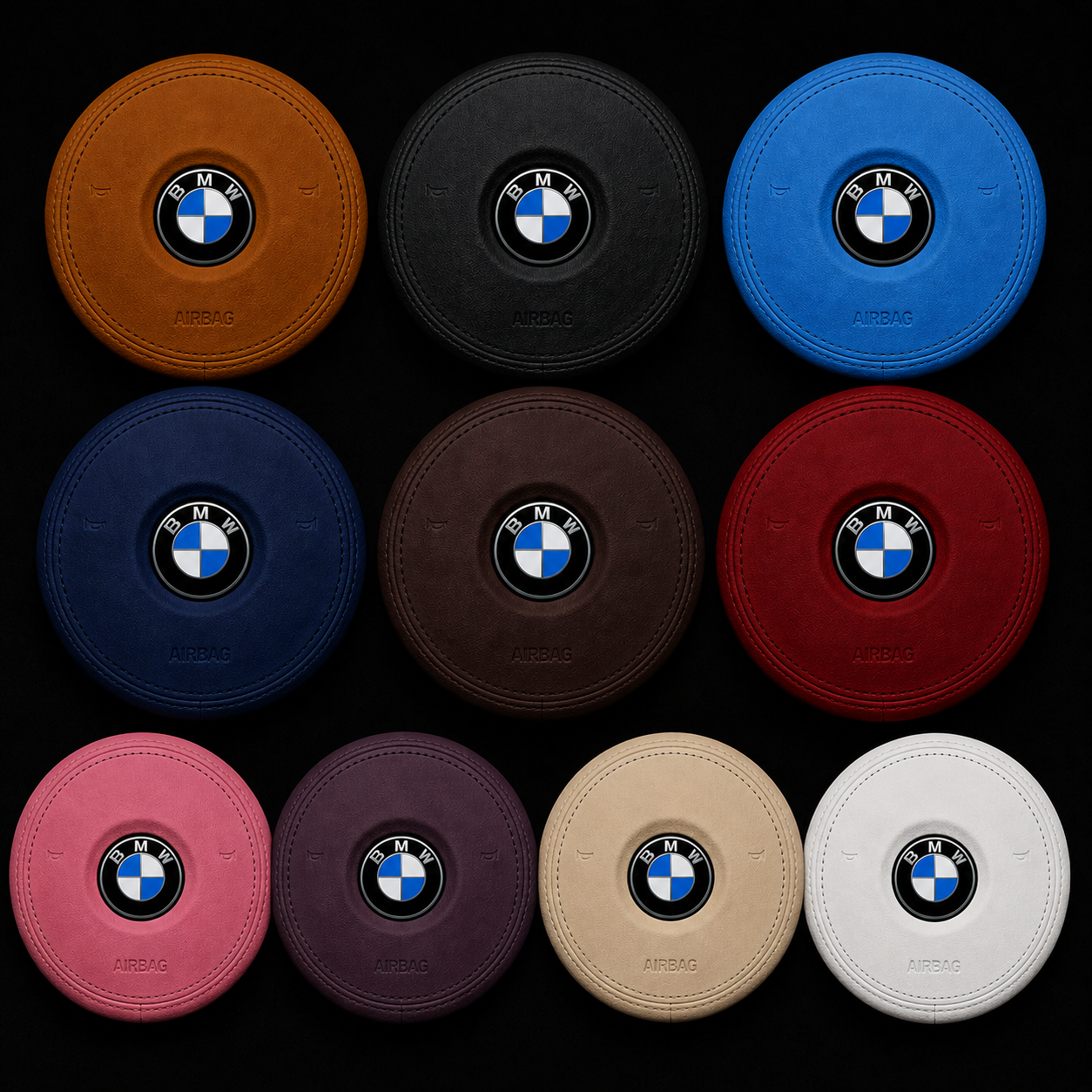 Customizable M Sport Carbon Fiber Steering Wheel for BMW F-Series (Multiple Models)