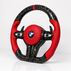 Customizable M Sport Carbon Fiber Steering Wheel for BMW F-Series (Multiple Models)