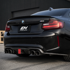 Carbon Fiber KS Style Rear Diffuser with LED – BMW M2 F87 / M2C (2014-2018)