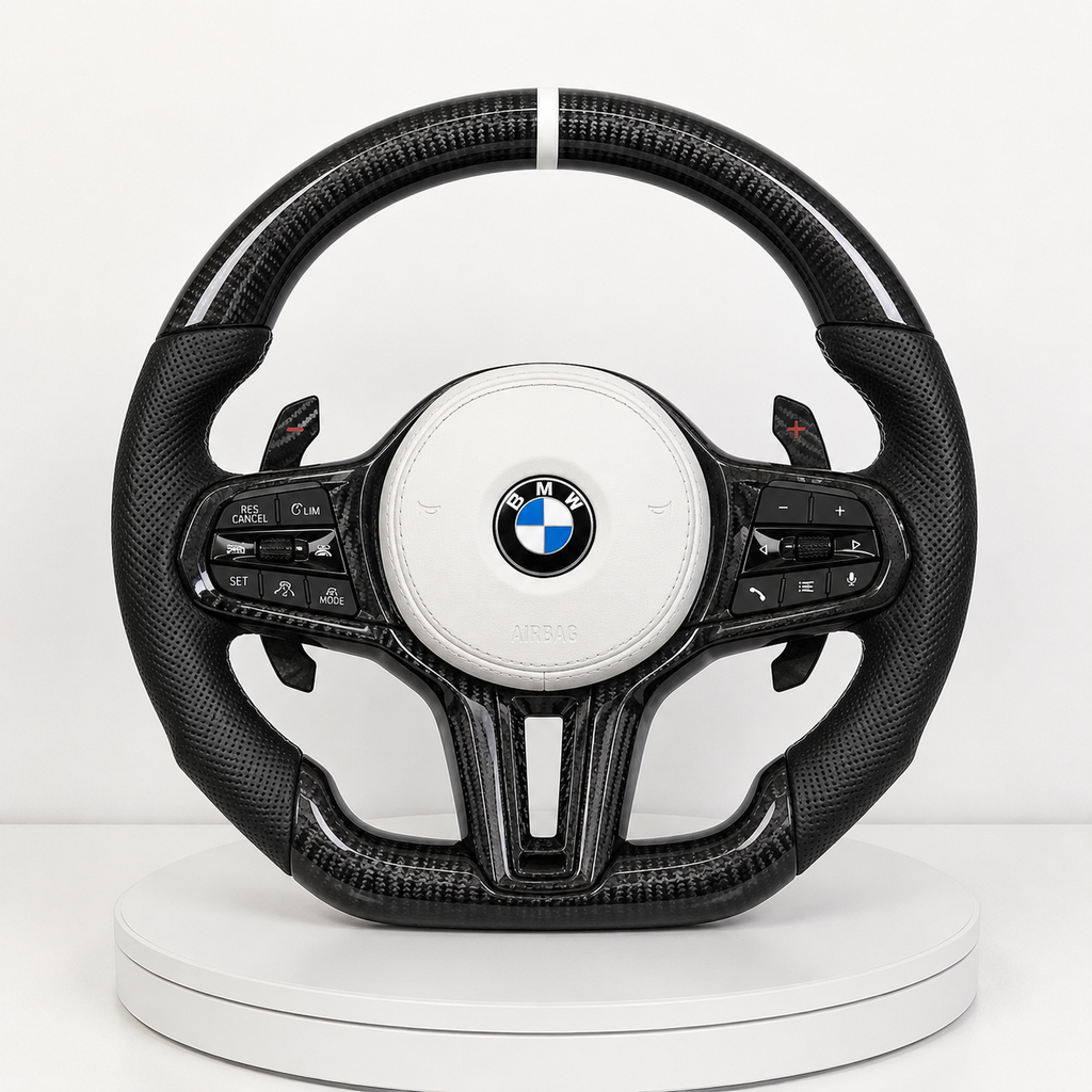 Customizable Carbon Fiber Steering Wheel for BMW G-Series (Multiple Models)