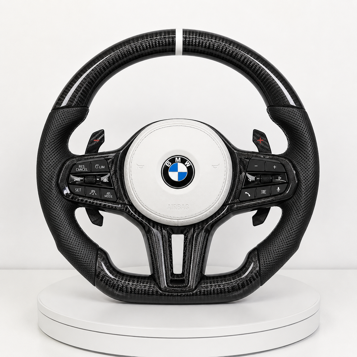 Customizable Carbon Fiber Steering Wheel for BMW G-Series (Multiple Models)