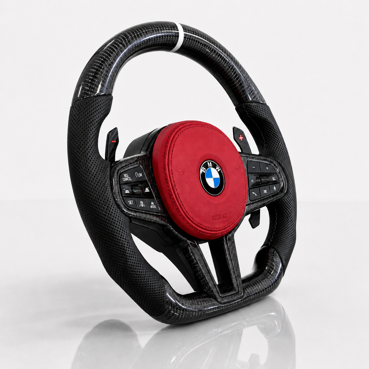 Customizable Carbon Fiber Steering Wheel for BMW G-Series (Multiple Models)