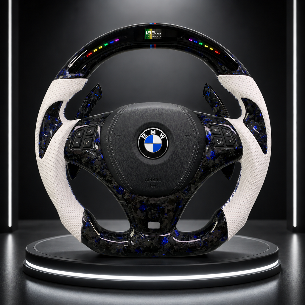Customizable Carbon Fiber Steering Wheel for BMW E90 E91 E92 E93 M3 / 3 Series / 1 Series E8x