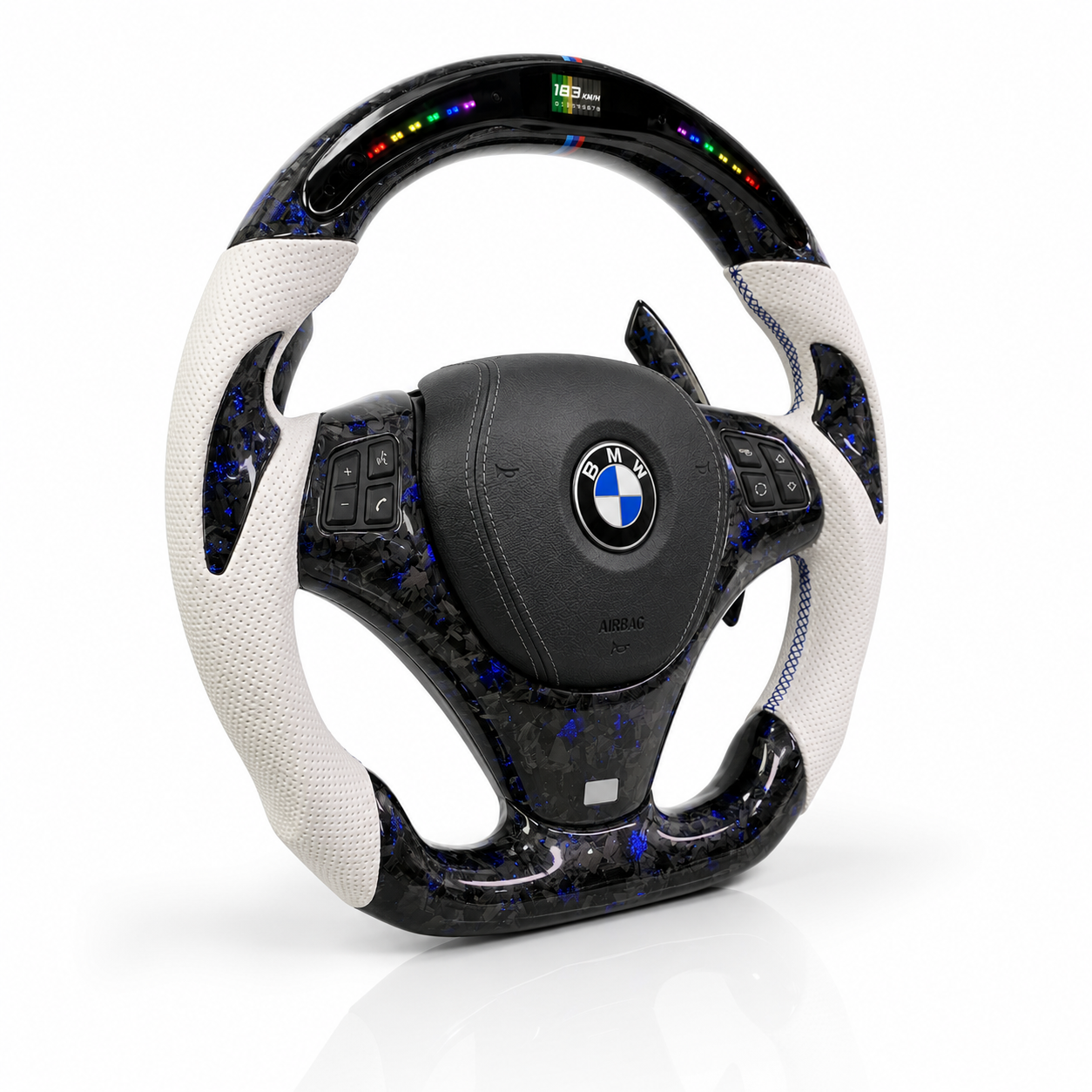 Customizable Carbon Fiber Steering Wheel for BMW E90 E91 E92 E93 M3 / 3 Series / 1 Series E8x