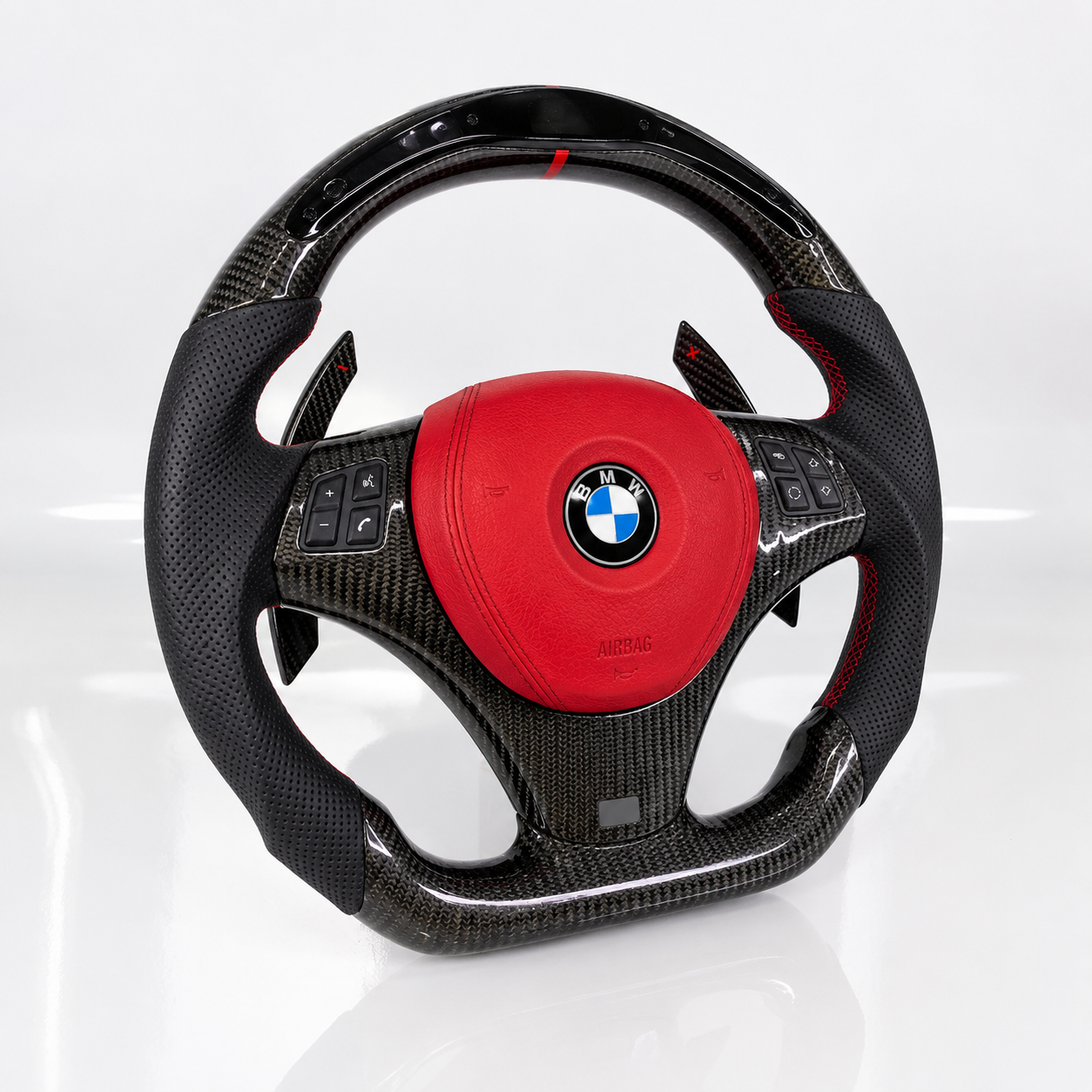 Customizable Carbon Fiber Steering Wheel for BMW E90 E91 E92 E93 M3 / 3 Series / 1 Series E8x