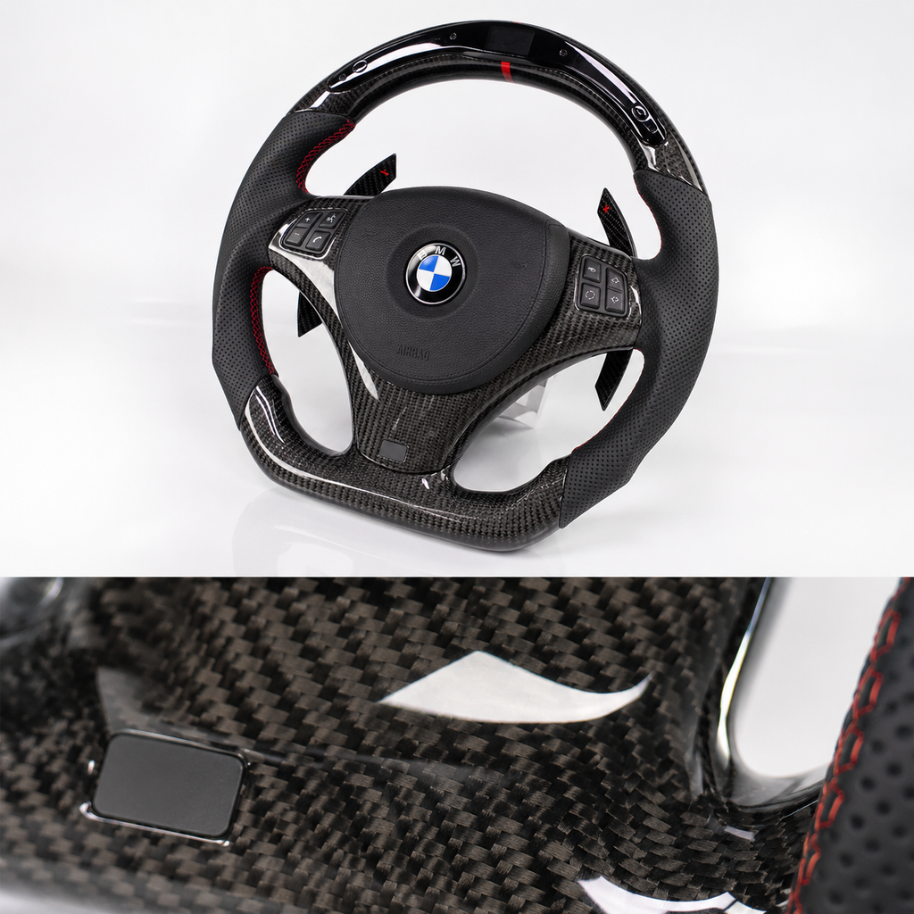 Customizable Carbon Fiber Steering Wheel for BMW E90 E91 E92 E93 M3 / 3 Series / 1 Series E8x